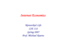 Lecture Slides: Internet Economics