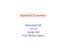 Lecture Slides: Network Economics